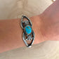 Casted Turquoise Cuff Bracelet By Kevin Billah C Size 5.2"