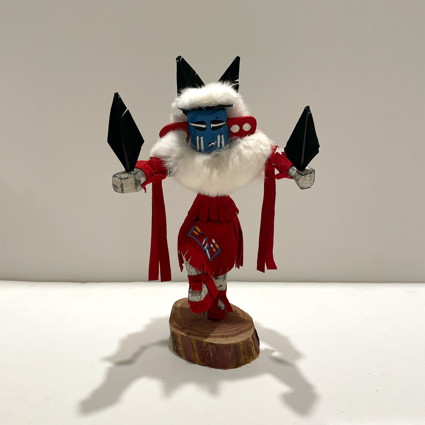 Handmade Navajo Hummingbird Kachina Doll - Red, 10 Handmade Navajo Hummingbird Kachina Doll - Red, 10