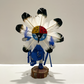 Native American Navajo Chief Kachina Doll / Blue