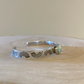 Stamped Kingman Turquoise Cuff Bracelet By Kinsley Natoni Size 5-5/8