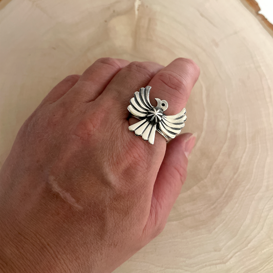 Thunderbird Ring by Delayne Reeves A Size 8