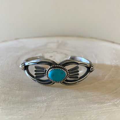 キャストターコイズバングル By Kevin Billah B 内周１３３mm