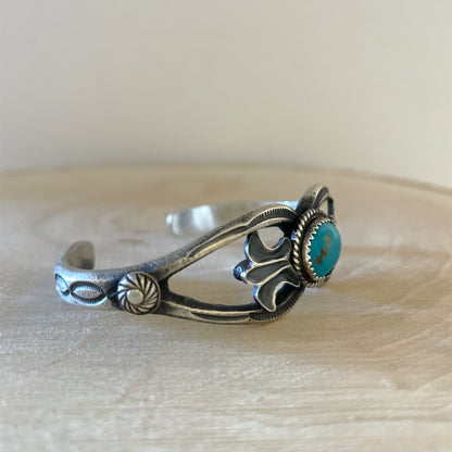 キャストターコイズバングル By Kevin Billah C 内周１３２mm