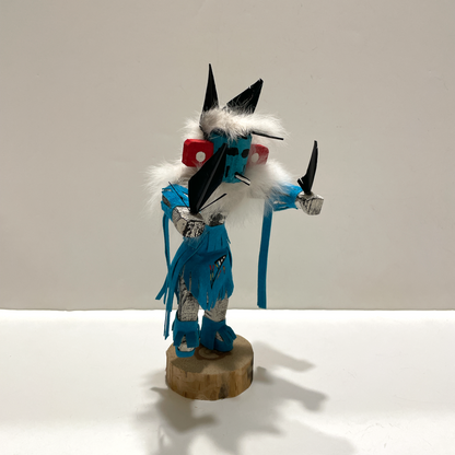 Native American Navajo Hummingbird Kachina Doll / Turquoise