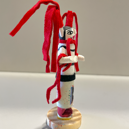 Native American Navajo Tiny Kachina Doll / Clown D