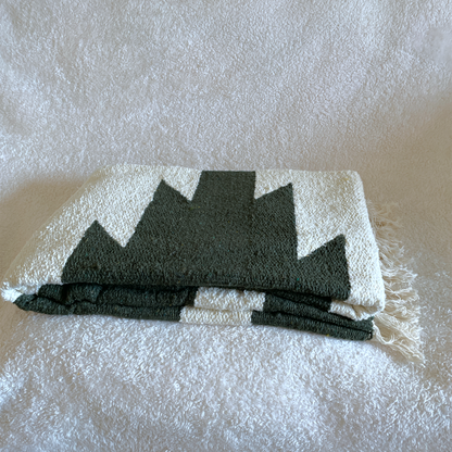 Tribal Pelenque Blanket Army Green