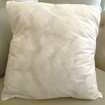 Ultra Soft Virgin Polyester Pillow Insert | Fits 18" x 18" Pillow Covers
