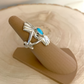 Sandcast Sleeping Beauty Turquoise Ring size8