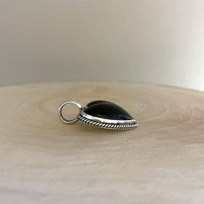 Black Onyx Heart Pendant