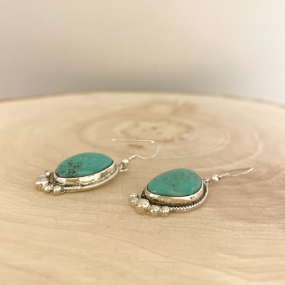 ターコイズマウンテンダングルピアス By Marcella James
