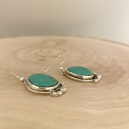 ターコイズマウンテンダングルピアス By Marcella James