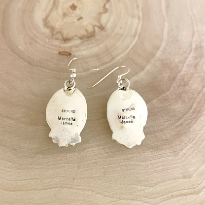 ターコイズマウンテンダングルピアス By Marcella James