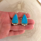 Turquoise Dangle Earrings By Marcella James