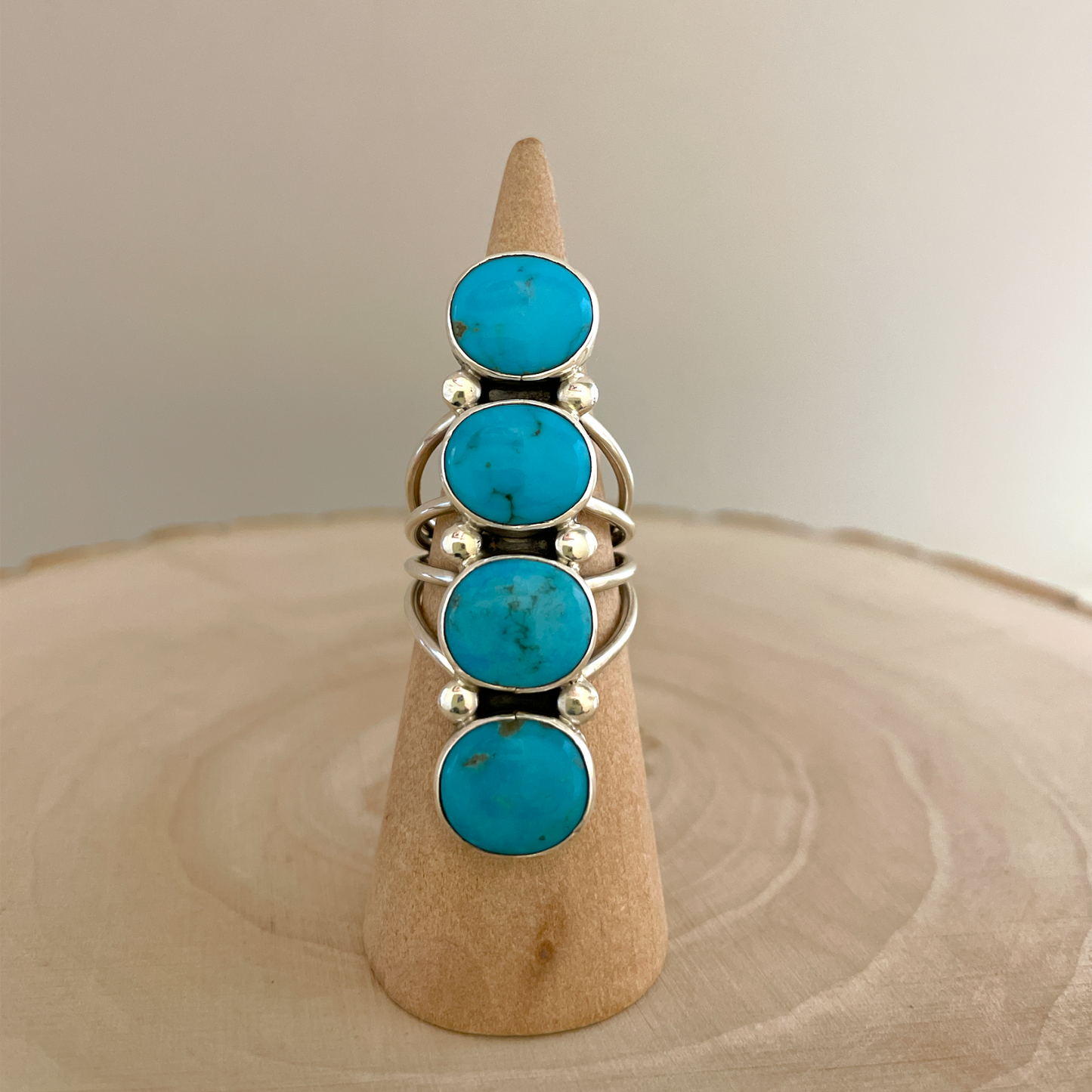 Four Turquoise Ring By Verdy Jake Size 8