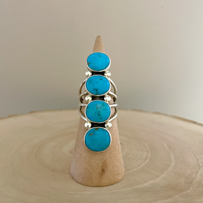 Four Turquoise Ring By Verdy Jake Size 8