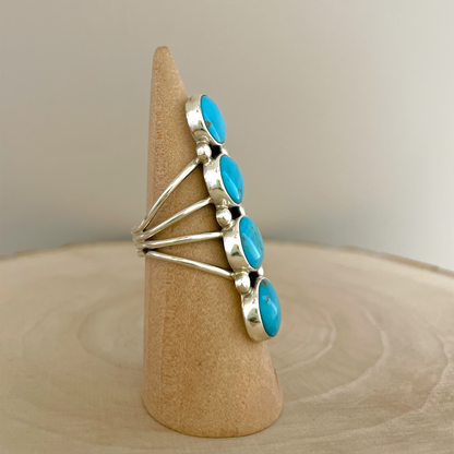 Four Turquoise Ring By Verdy Jake Size 8