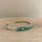 Kingman Turquoise Row Cuff Bracelet By Geraldine James A