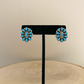 Turquoise Cluster Post Earrings