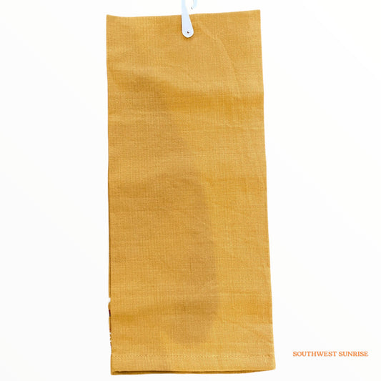 Southwest Gecko Kitchen Towel - Mustard