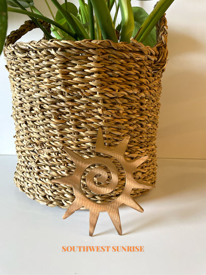 Southwest Sun Metal Art - Candy Rose Gold 6"