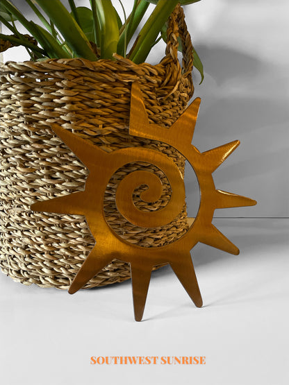 サウスウエストサンメタルウォールアート(ココナッツスパークル)