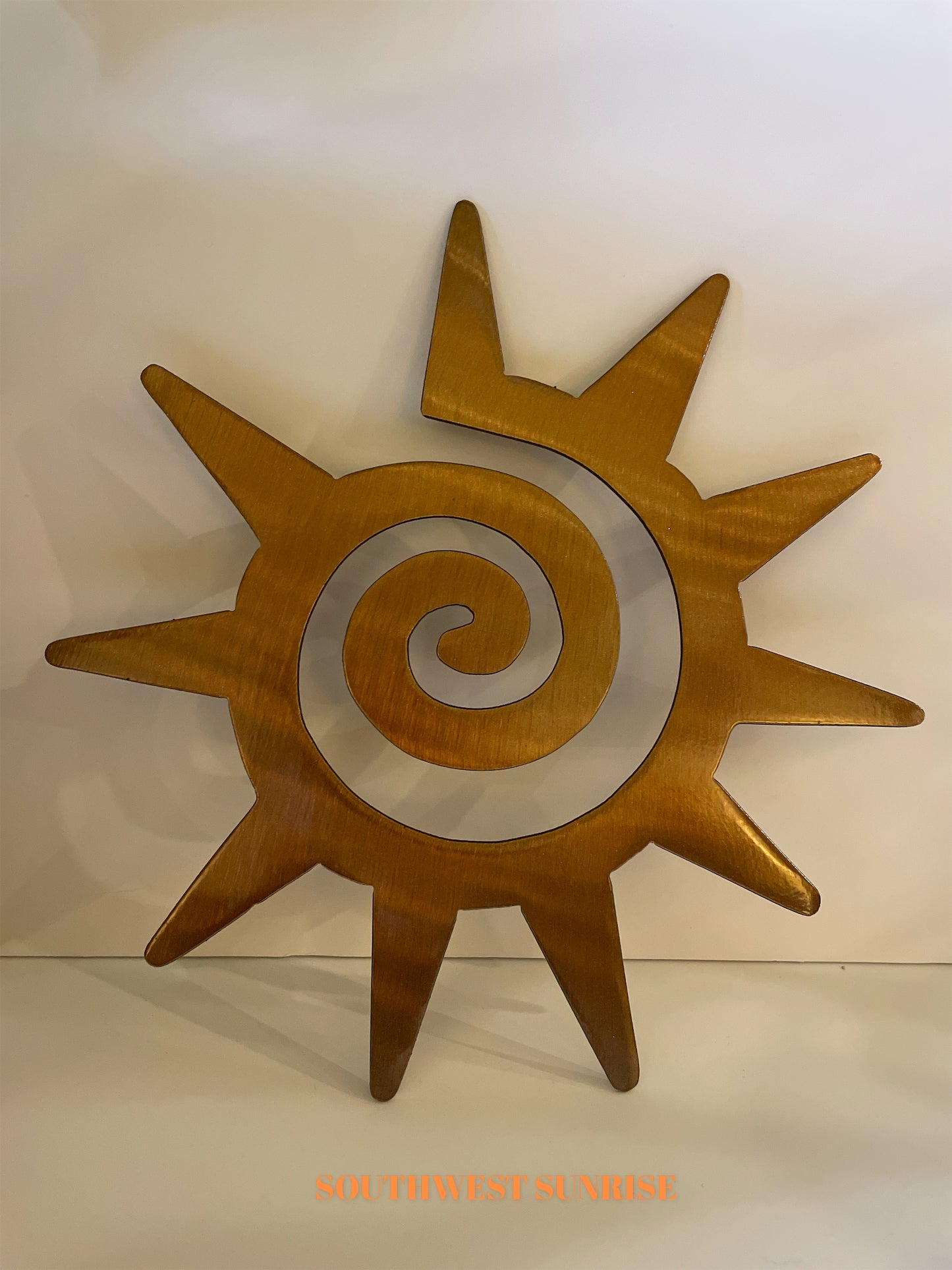 Southwest Sun Metal Wall Art Coconut Sparkle