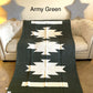 Tribal Pelenque Blanket Army Green