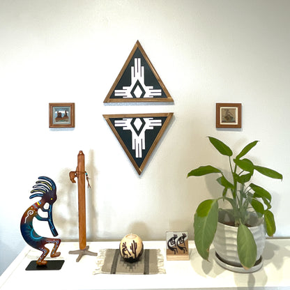 Southwest Triangle Wood Sign ( Black )