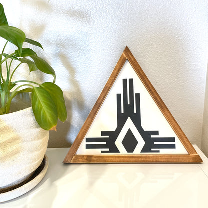 サウスウエストトライアングルウッドサイン（ホワイト）