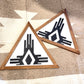 Southwest Triangle Wood Sign ( White )
