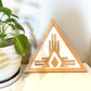 Southwest Triangle Wood Sign ( Natural )