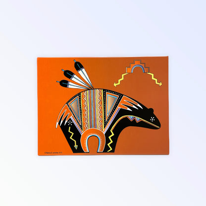 Southwest Spiritual Bear Tile Stand