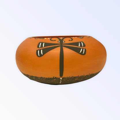 Zuni Pueblo Dragonfly and Tadpole Handcrafted Pottery