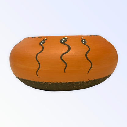 Zuni Pueblo Dragonfly and Tadpole Handcrafted Pottery