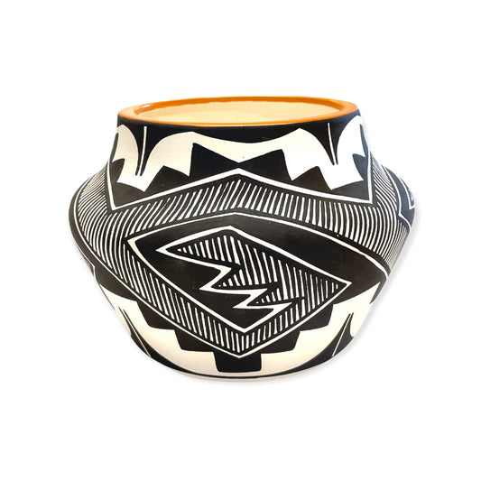 Native American Acoma Pottery Traditional Pot